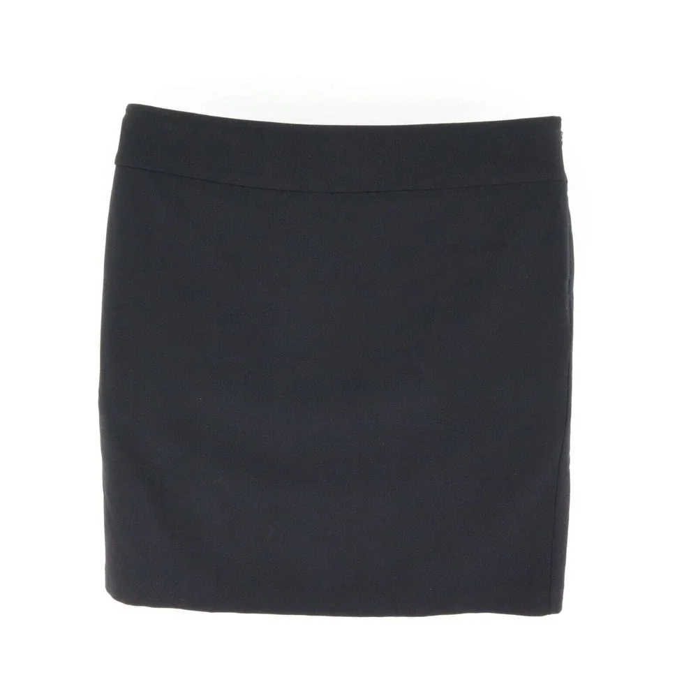212 Collection Lined Skirt Short Straight Womens Size 18‎ Black Polyester Blend